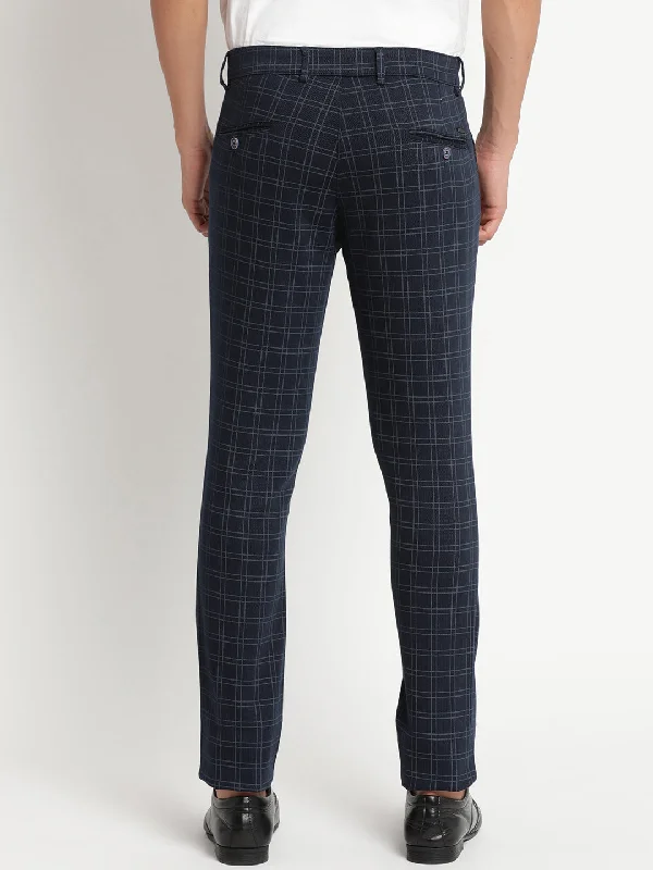 turtle-men-navy-blue-narrow-fit-checked-casual-ottr-12179-1001-f-f-nar