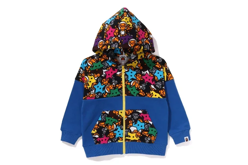 ALL BABY MILO STA COLOR BLOCK ZIP HOODIE