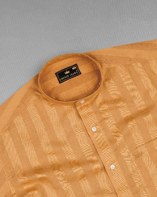 atomic-tangerine-orange-striped-dobby-textured-premium-giza-cotton-shirt-ax