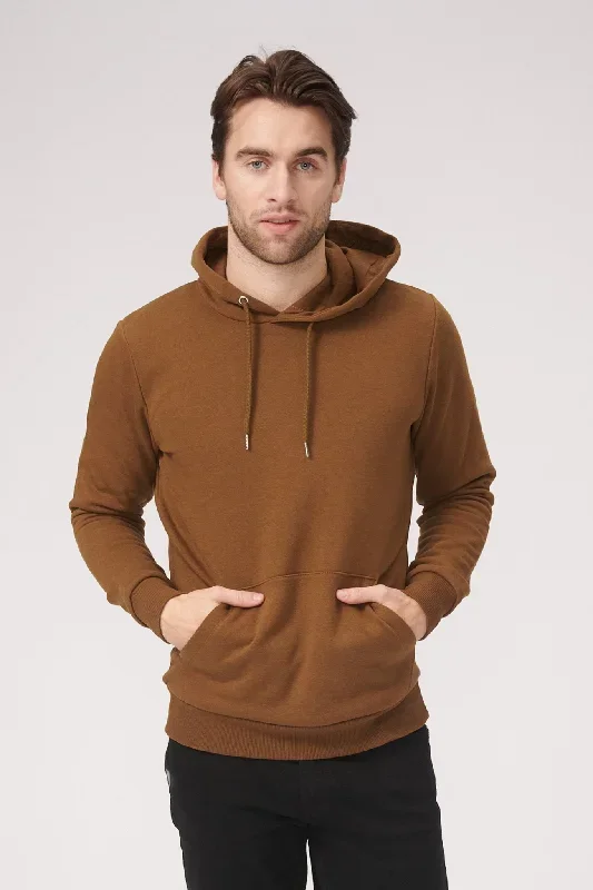 Basic Hoodie Sweat - Brown