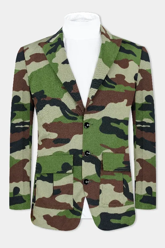 beaver-brown-and-finch-green-camouflage-premium-cotton-designer-blazer-bq