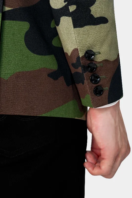 beaver-brown-and-finch-green-camouflage-premium-cotton-designer-blazer-bq