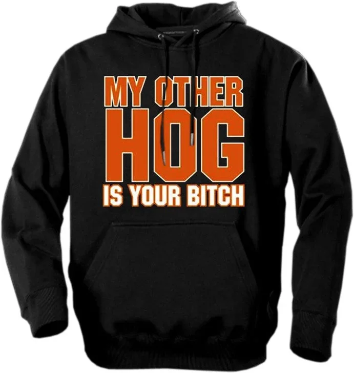 Biker Hoodies - "My Other Hog" Biker Hoodie