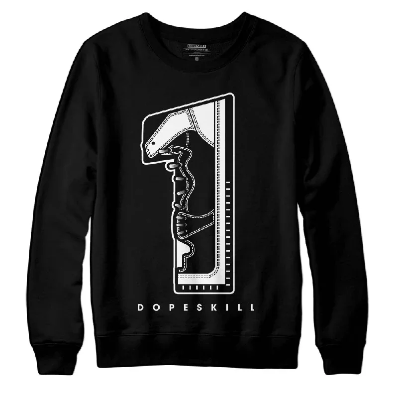 "Black/White" 1s DopeSkill Sweatshirt No.1 Graphic