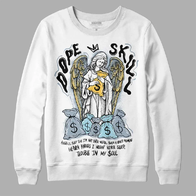 Blue Grey 13s DopeSkill Sweatshirt Angels Graphic