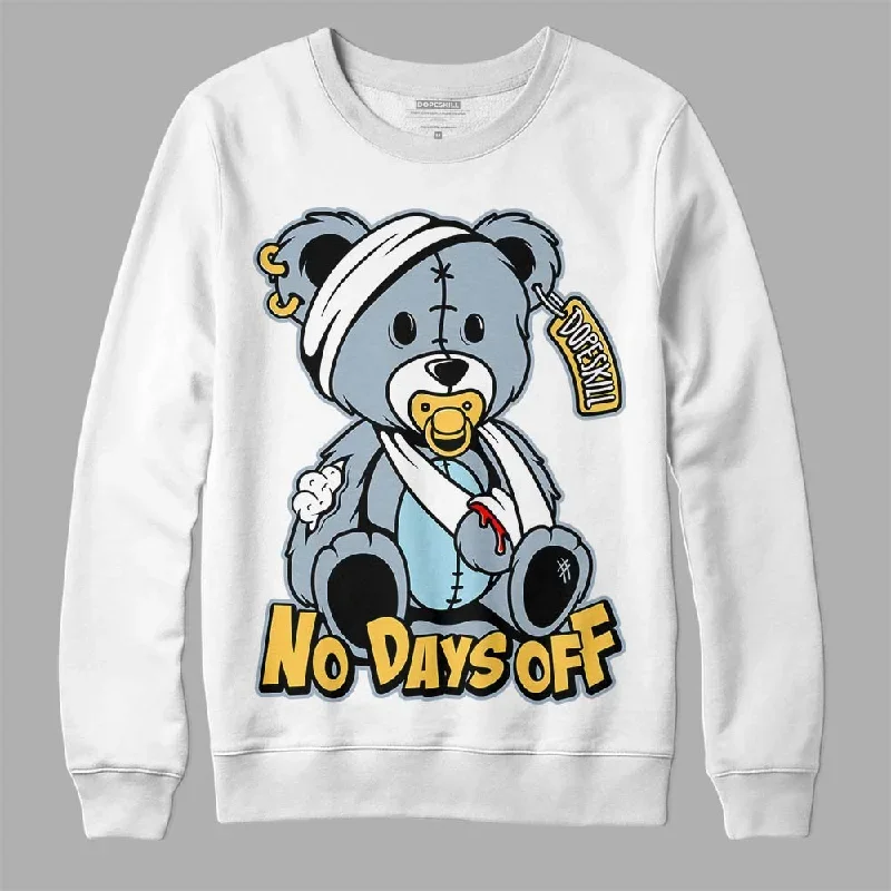 Blue Grey 13s DopeSkill Sweatshirt Hurt Bear Graphic