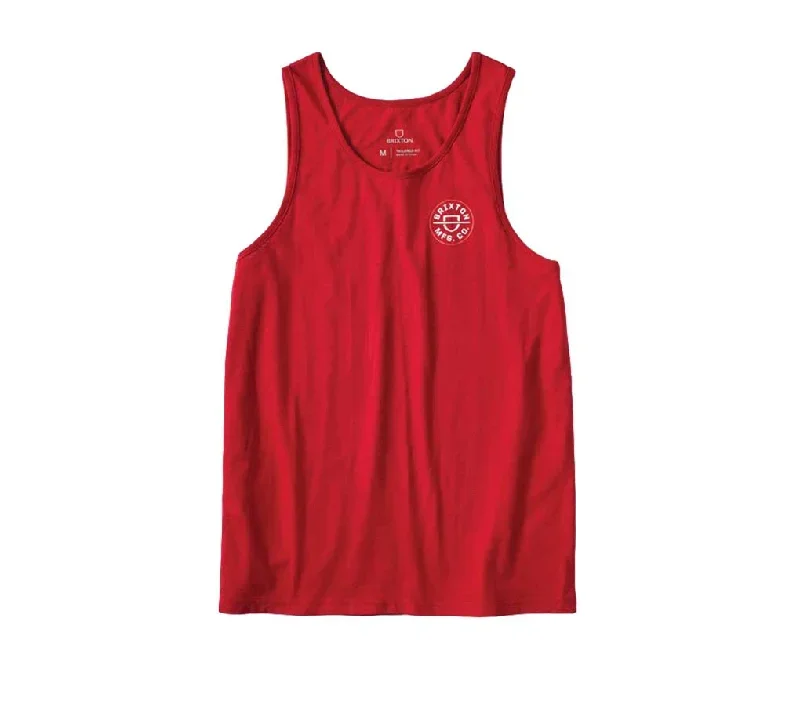 Brixton Crest Tank Top - Crimson