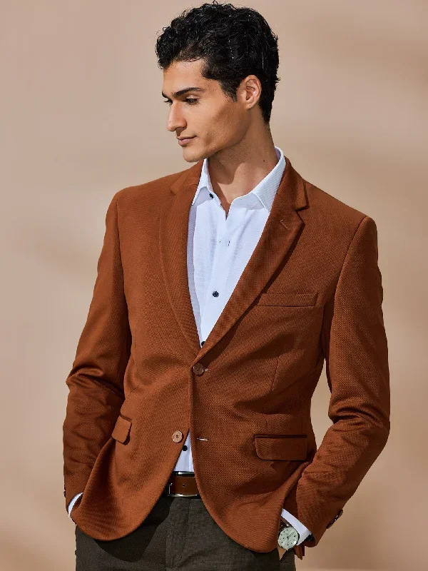 brown-4-way-stretch-textured-blazer-stbz-22315-k