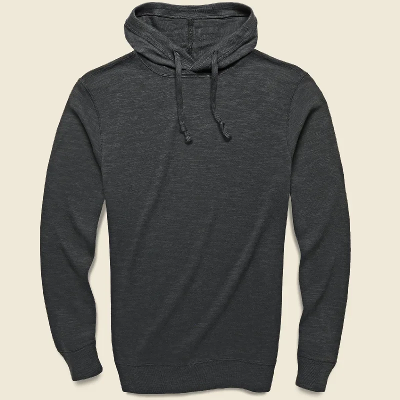 Slub Cotton Hoodie - Graphite