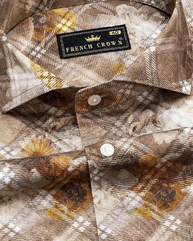 ferra-with-dull-brown-diagonally-checkered-with-floral-printed-super-soft-premium-cotton-shirt-bl