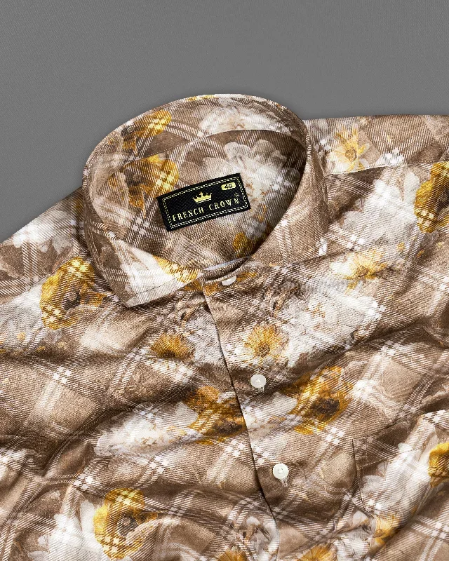 ferra-with-dull-brown-diagonally-checkered-with-floral-printed-super-soft-premium-cotton-shirt-bl