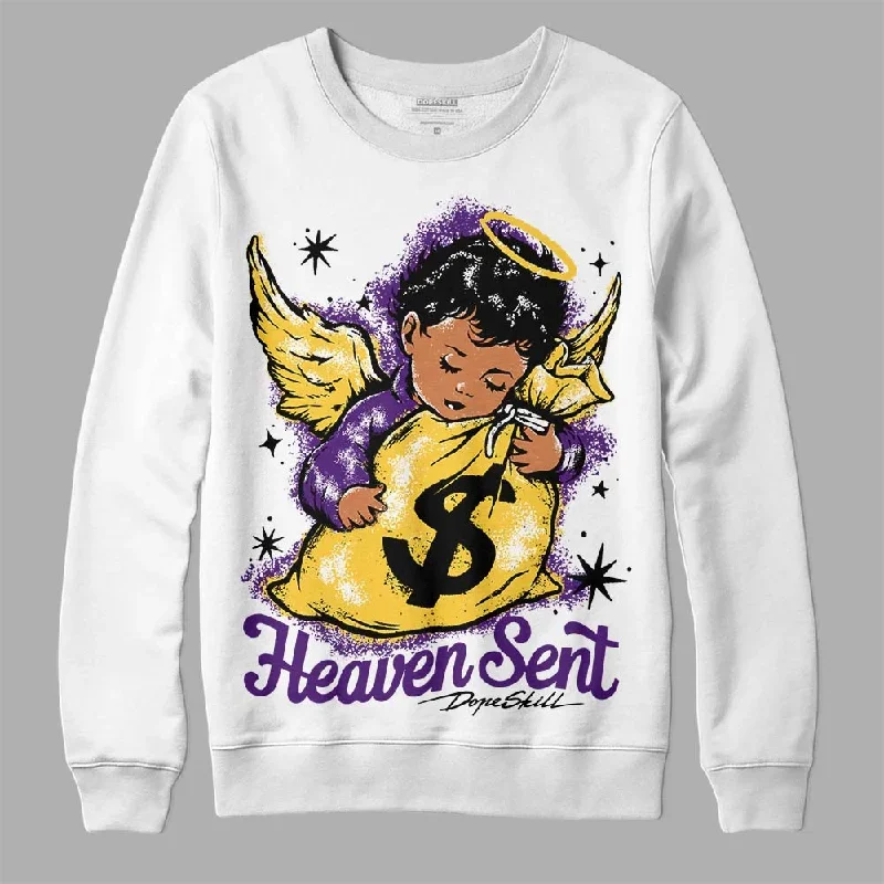 Field Purple 12s DopeSkill Sweatshirt Heaven Sent Graphic