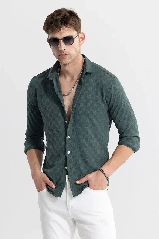 Gauze Forest Green Shirt