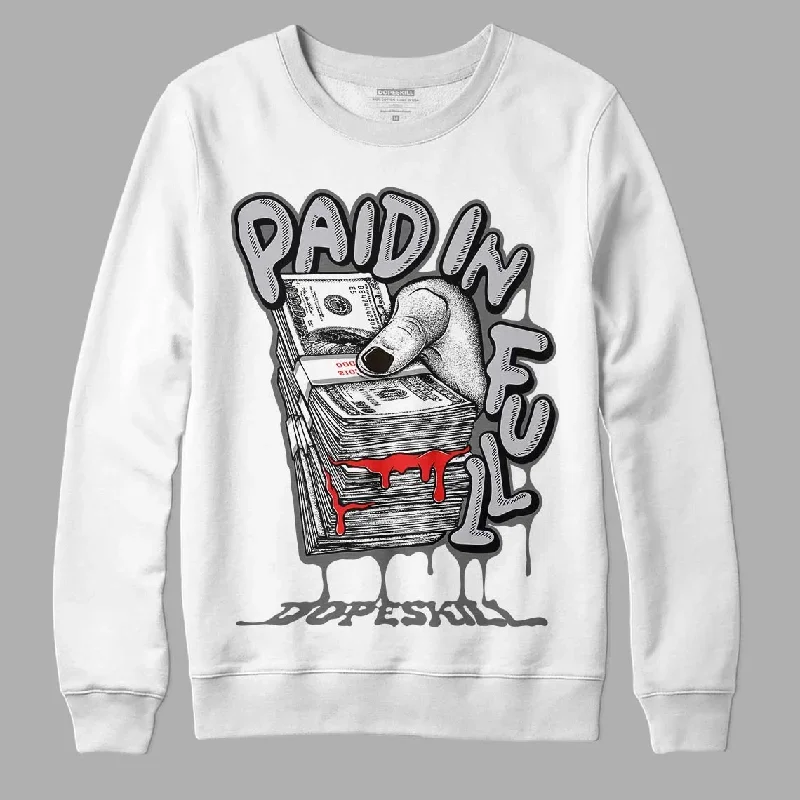 Grey Collection DopeSkill Sweatshirt Paid In Full Graphic