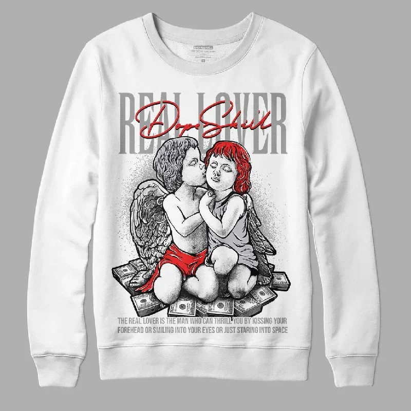 Grey Collection DopeSkill Sweatshirt Real Lover Graphic