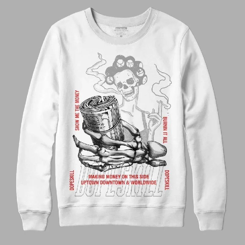 Grey Collection DopeSkill Sweatshirt Show Me The Money Graphic