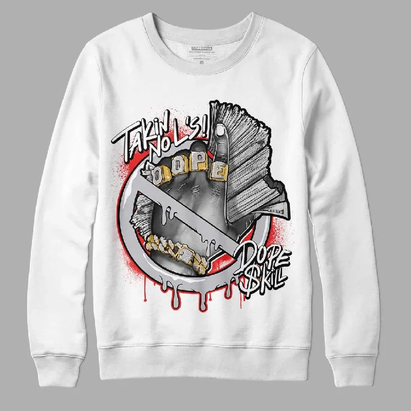 Grey Collection DopeSkill Sweatshirt Takin No L's Graphic