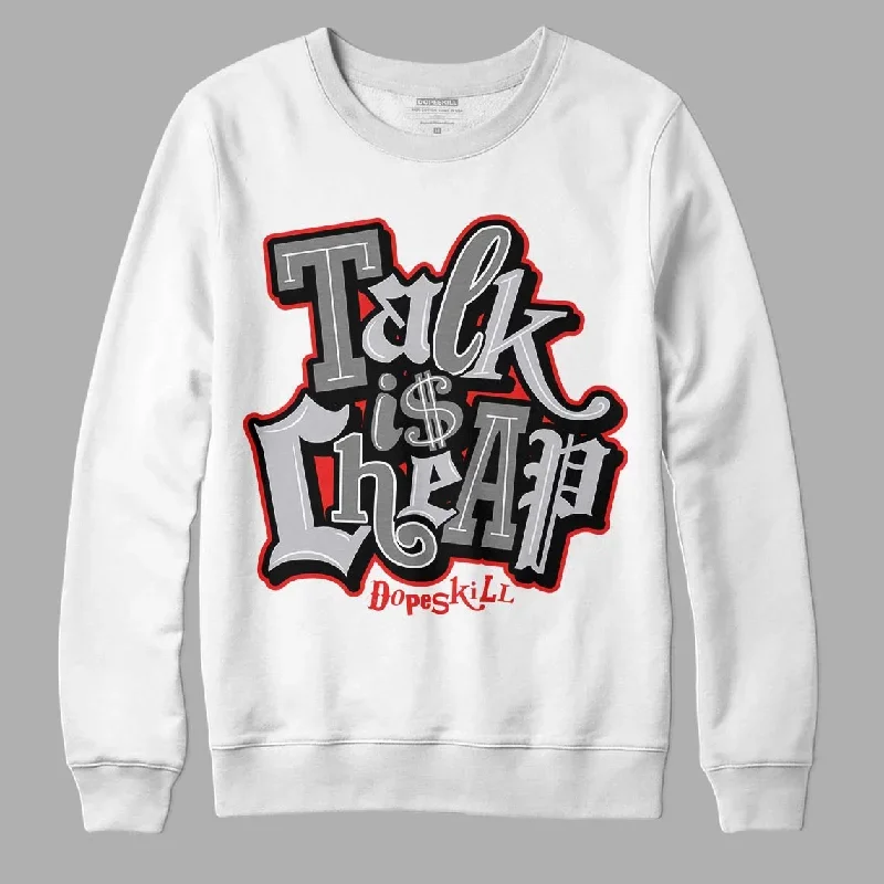 Grey Collection DopeSkill Sweatshirt Talk Is Chip Graphic