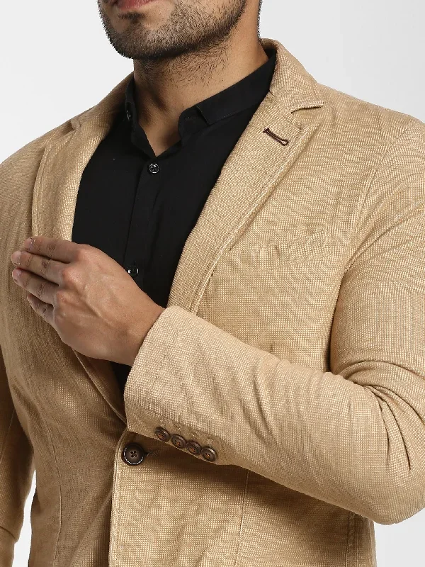 khaki-plain-stretch-blazer-rfbz-22075-c