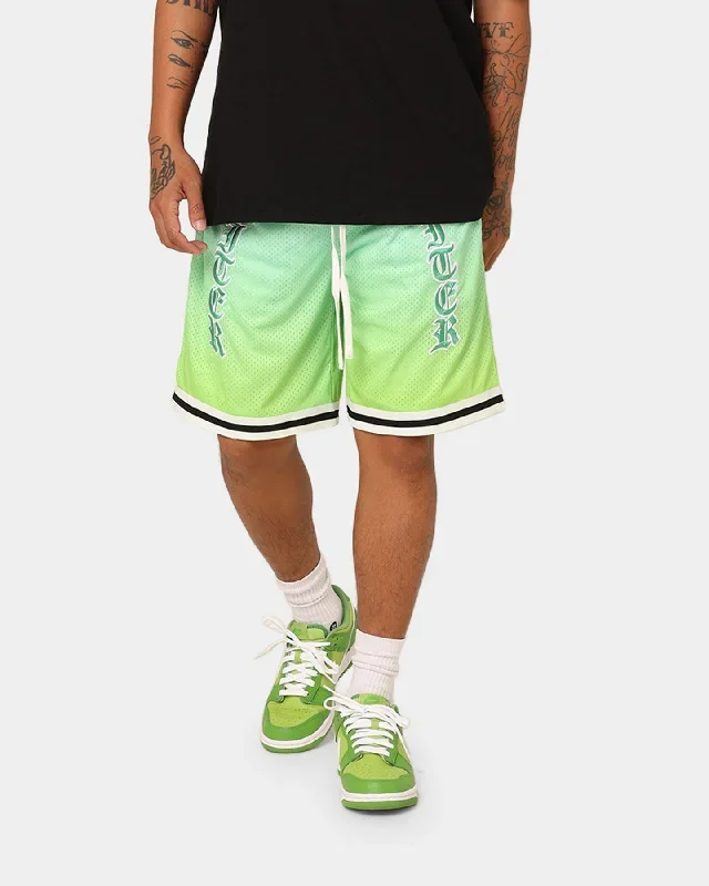 Loiter Script Ball Shorts Green