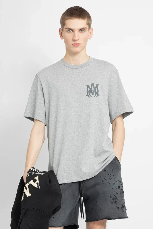 AMIRI MAN GREY T-SHIRTS & TANK TOPS