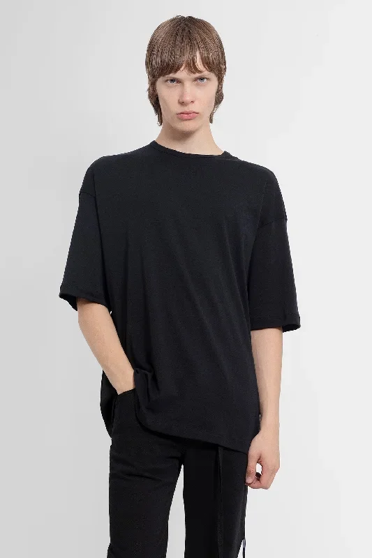 ANN DEMEULEMEESTER MAN BLACK T-SHIRTS & TANK TOPS