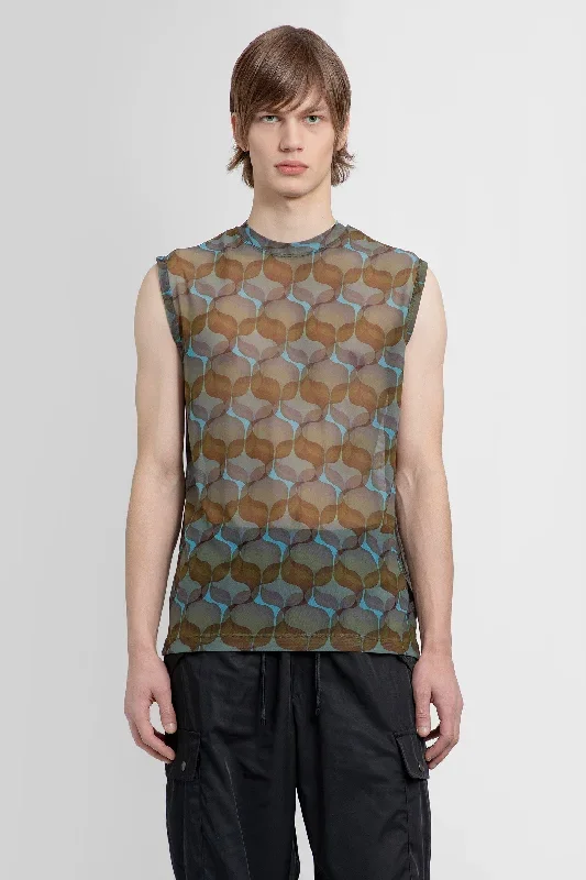 DRIES VAN NOTEN MAN MULTICOLOR T-SHIRTS