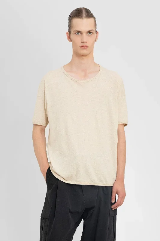 JAN-JAN VAN ESSCHE MAN BEIGE T-SHIRTS & TANK TOPS