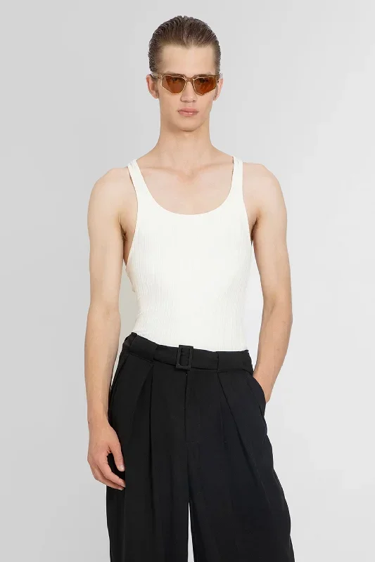 LOUIS GABRIEL NOUCHI MAN OFF-WHITE T-SHIRTS & TANK TOPS