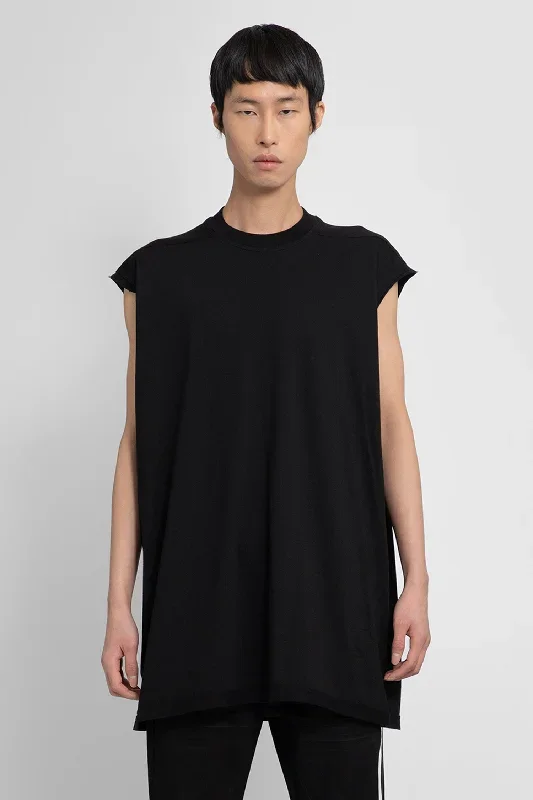 RICK OWENS MAN BLACK T-SHIRTS