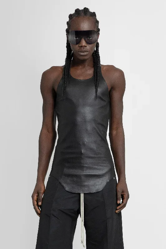 RICK OWENS MAN BLACK T-SHIRTS