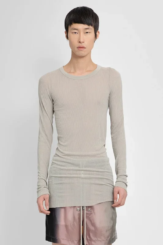 RICK OWENS MAN GREY T-SHIRTS & TANK TOPS