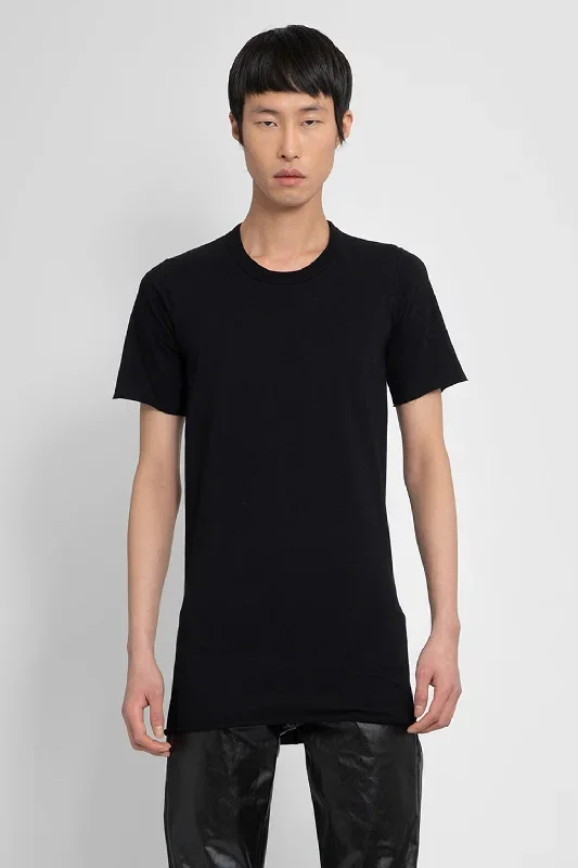 RICK OWENS MAN BLACK T-SHIRTS & TANK TOPS