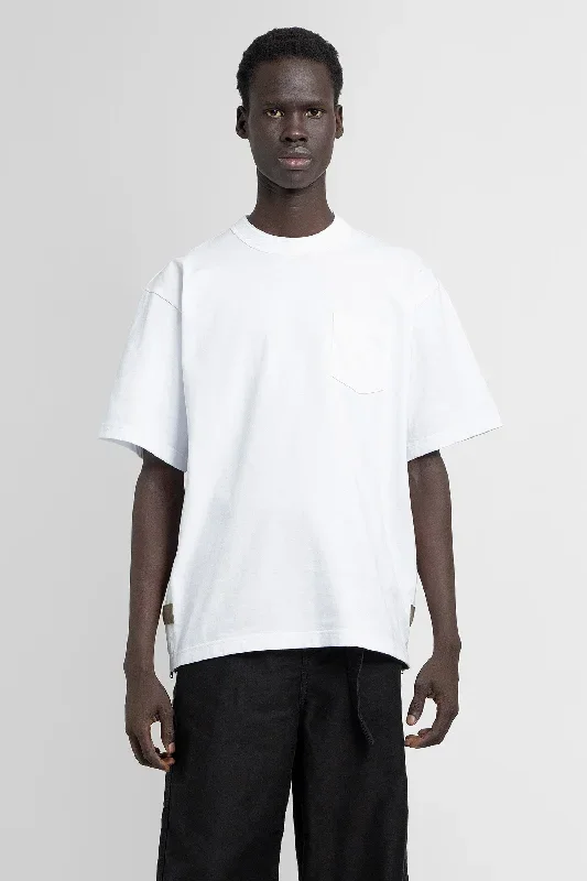 SACAI MAN WHITE T-SHIRTS & TANK TOPS