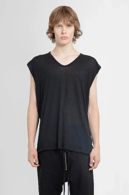 THOM KROM MAN BLACK T-SHIRTS