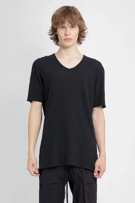 THOM KROM MAN BLACK T-SHIRTS & TANK TOPS