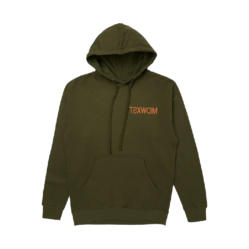 midwxst Forest Green Logo Hoodie