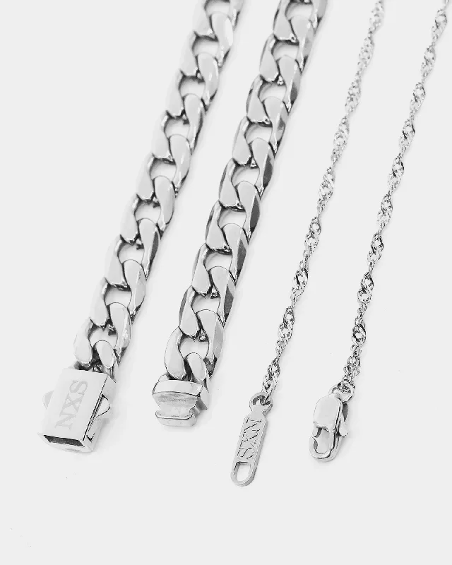 nxs-diamond-cut-double-chains-white-gold