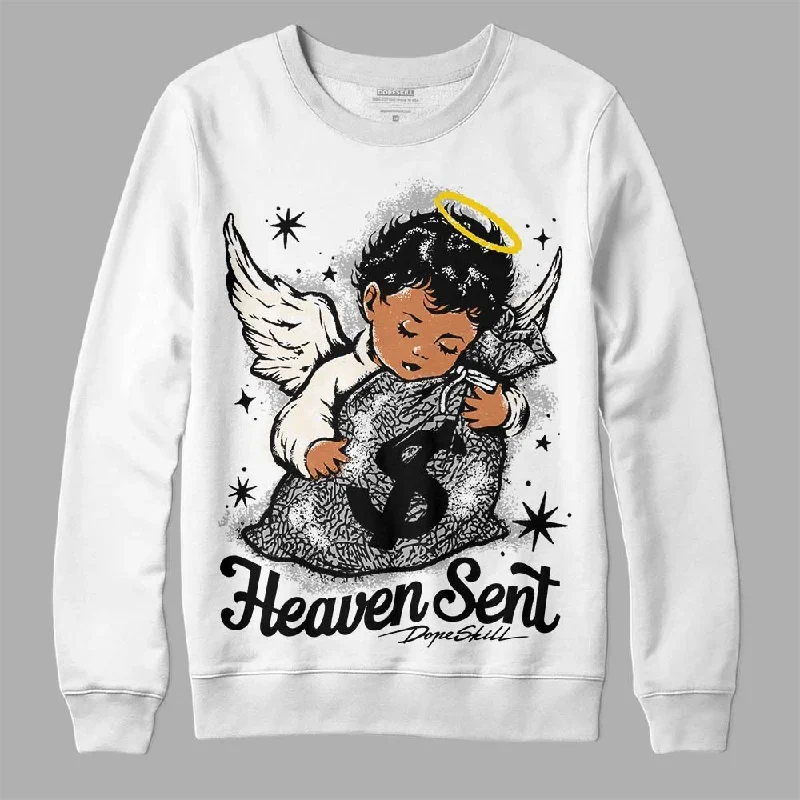 Off Noir 3s DopeSkill Sweatshirt Heaven Sent Graphic