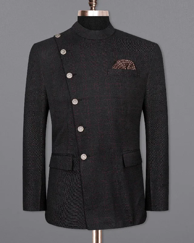 onyx-black-windowpane-cross-buttoned-bandhgala-blazer-aq