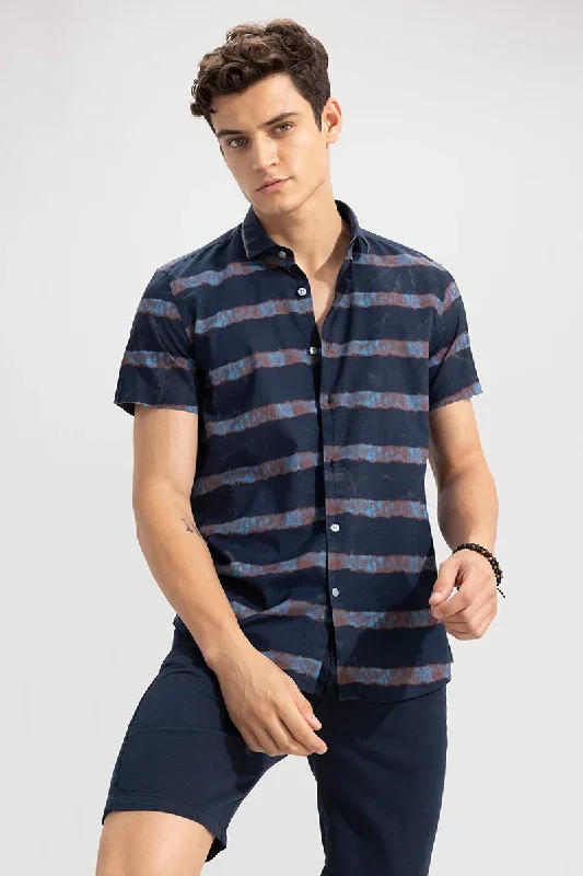 Paro Stripe Blue Shirt