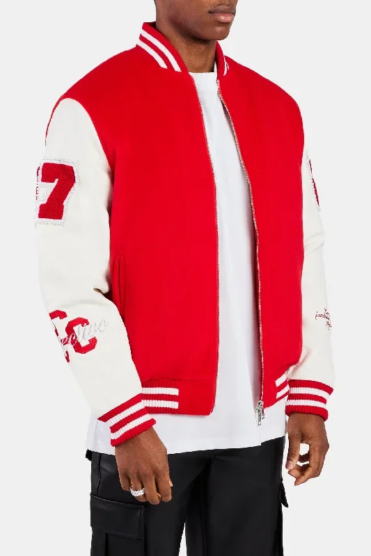 pearl-embellished-bomber-jacket-red