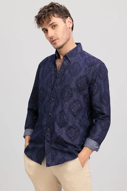 Pentagon Dark Blue Denim Shirt