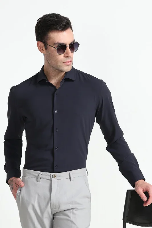 Pixels Navy Blue Shirt