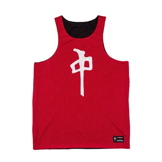 RDS Chung Mesh Tank Top Red/White