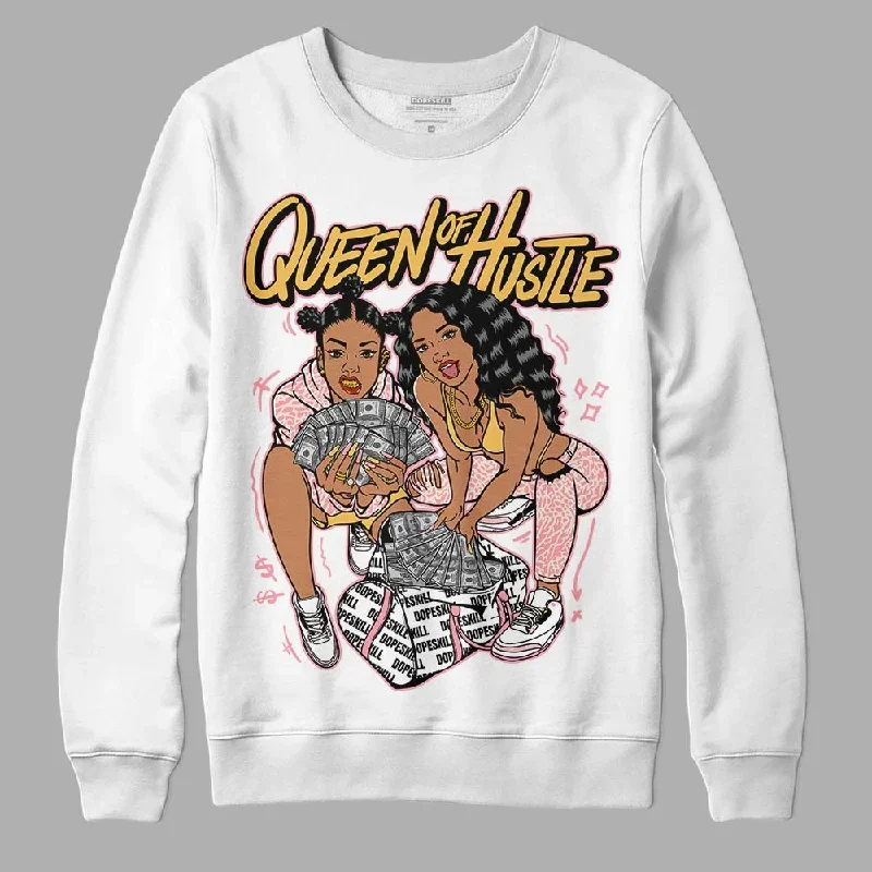 Red Stardust 3s DopeSkill Sweatshirt Queen Of Hustle Graphic