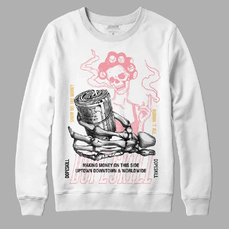 Red Stardust 3s DopeSkill Sweatshirt Show Me The Money Graphic