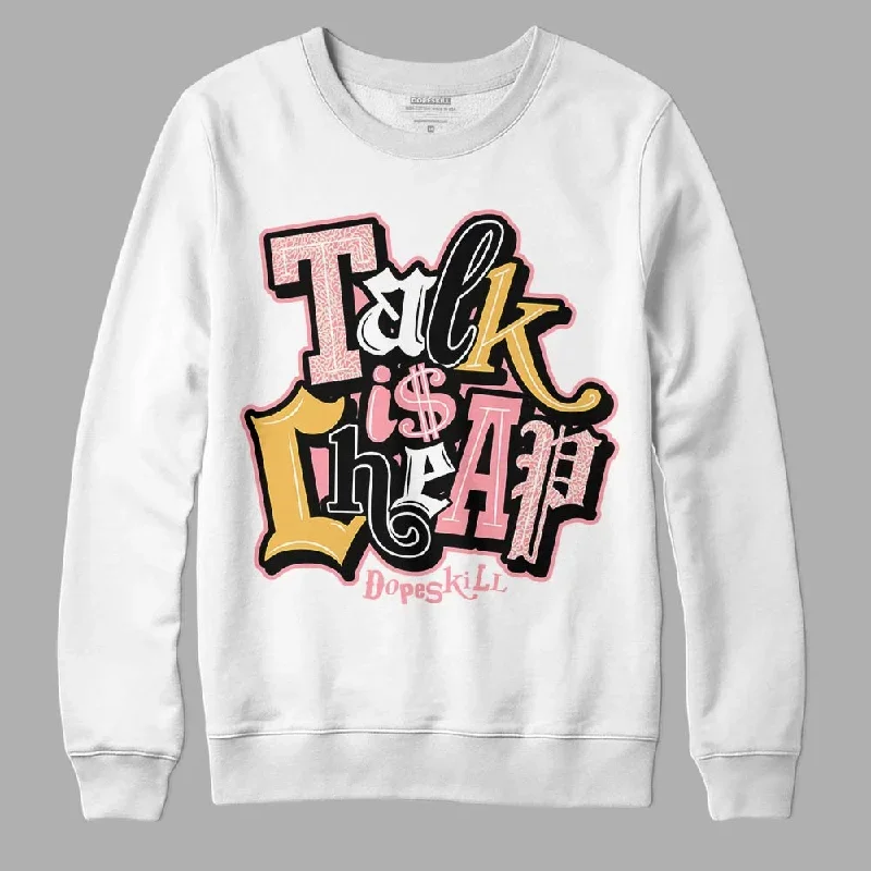 Red Stardust 3s DopeSkill Sweatshirt Talk Is Chip Graphic