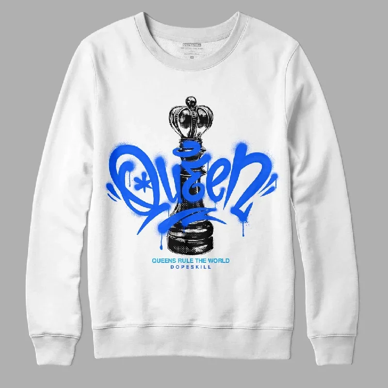 Royal Blue Collection DopeSkill Sweatshirt Queen Chess Graphic