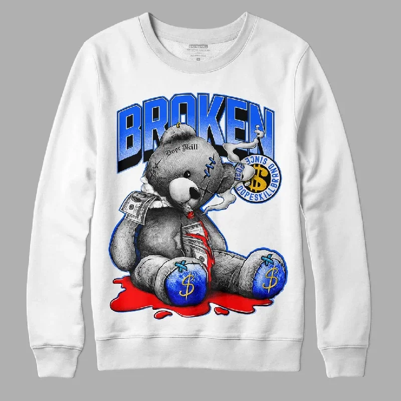 Royal Blue Collection DopeSkill Sweatshirt Sick Bear Graphic